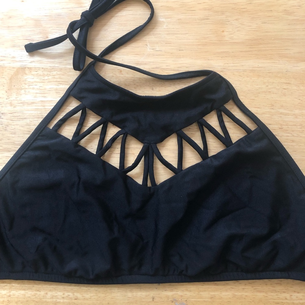 XL Black Bikini Top